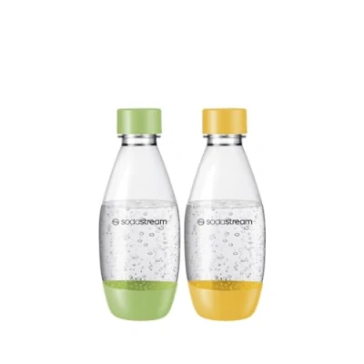 Abbildung von SodaStream Kunststofflasche 0,5L BPA freigrün &amp; gelb 2er Pack
