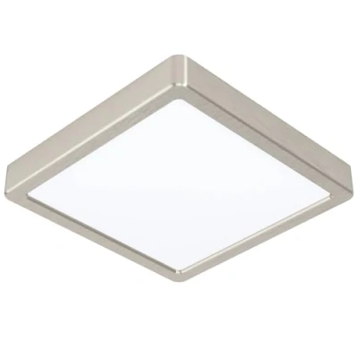 Abbildung von Eglo 900115 LED Badezimmer Deckenleuchte FUEVA Z nickel matt L:21cm B:21cm H:2.8cm dimmbar IP44 2700 6500K mit Connect Funktion