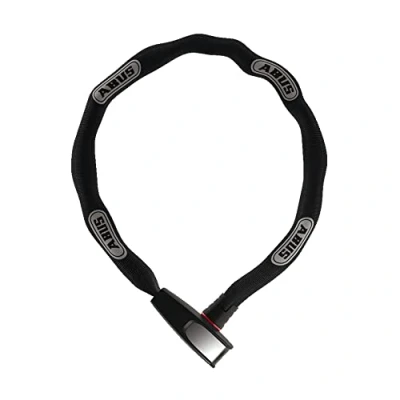 Abbildung von ABUS Kettenschloss Catena 6806K QST Fahrradschloss mit Halterung Sicherheitslevel 6 mm stark 110 cm lang Schwarz