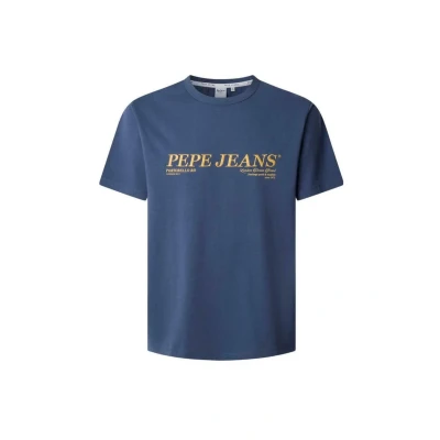 Abbildung von Pepe Jeans Tshirt print, Herren, Größe: Small, Blue