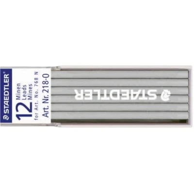 Abbildung von STAEDTLER 218 Lumocolor non permanent omnichrom Spezialmine, 12 Stück Etui, weiß