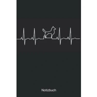 Abbildung von Notizbuch Hund 120 LINIERTE Seiten ca. DIN A5 Planer, Tagebuch, Notizblock