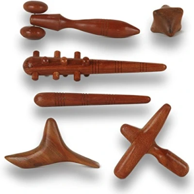 Abbildung von Massage Set aus Holz 6 teilig