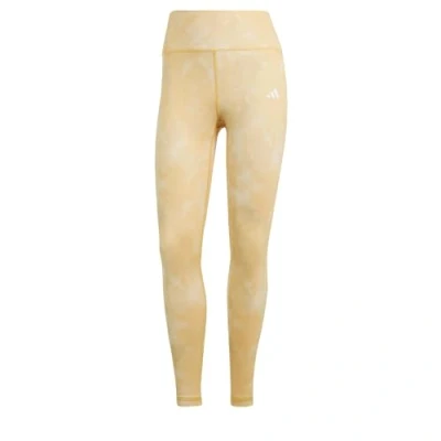 Abbildung von adidas Damen Train Essentials AOP Flower Tie Dye Leggings, Crystal Sand/Semi Spark, S