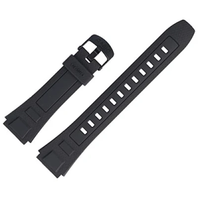Abbildung von Casio Uhrenarmband 20mm Kunststoff Schwarz WV 59