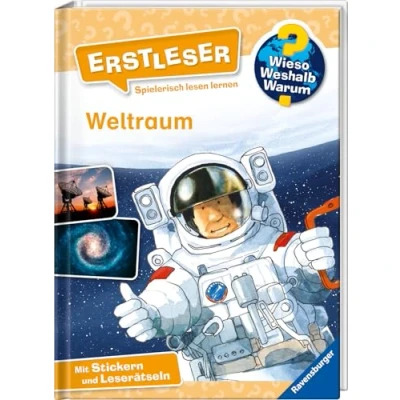 Abbildung von Wieso? Weshalb? Warum? Erstleser, Band 4: Weltraum: Mit Stickern und Leserätseln (Erstleser, 4)