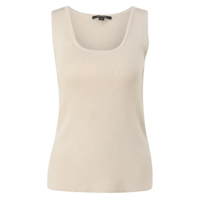 Abbildung von comma HAUT MÉLANGÉE Top, Damen, Größe: 36, Beige