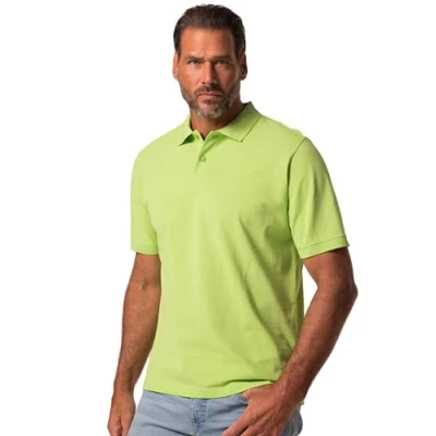 Abbildung von JP1880 Knopfleiste Kragen Poloshirt, Herren, Größe: XXL, May green