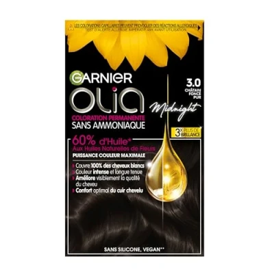 Abbildung von GARNIER Coloration Olia n 3.0 châtain foncé pur