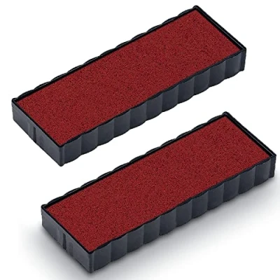 Abbildung von Trodat Ersatzkissen 6/4817 für Printy 4917, 4813, 4817, 4812 und 48313 Stempelfarbe Rot, 2er Pack