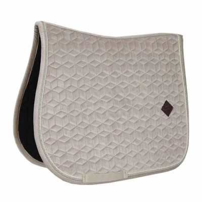 Abbildung von Kentucky Schabracke Basic Fluwelen Springen Beige Warmblut