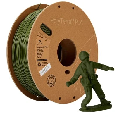 Abbildung von Polymaker PolyTerra PLA Army Dark Grün 1.75mm 1kg