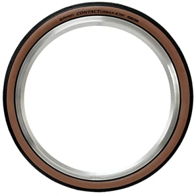Abbildung von Continental Unisex Adult Contact Urban Tire, Black/Brown, 16&quot;, 16 x 1.35