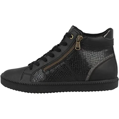 Abbildung von Geox Blomiee Sneaker high, Damen, Größe: 36, Black Schuhe