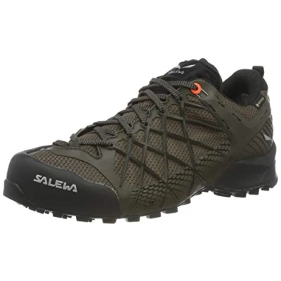 Abbildung von Salewa MS Wildfire Gore TEX Trekking &amp; Wanderhalbschuhe, Schwarz (Black Olive/Wallnut), 40.5 EU
