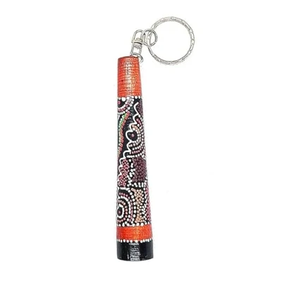 Abbildung von Australian Treasures Holz Didgeridoo Starter Kit inklusive Online Kurs Bienenwachs Nylon Tasche Ständer
