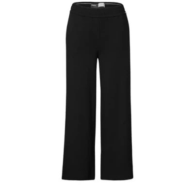 Abbildung von Cecil WIDE LEG Stoffhose, Damen, Größe: Mx26, Schwarz