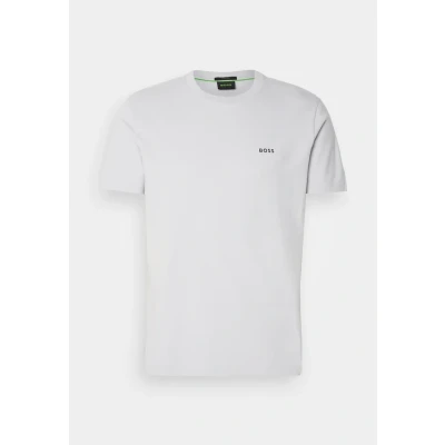 Abbildung von BOSS TEE Tshirt basic, Herren, Größe: Large, Light pastel grey