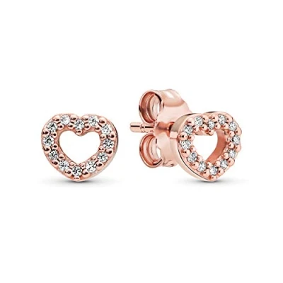 Abbildung von PANDORA ROSE Ohrstecker Herz mit Zirkonia 280528CZ