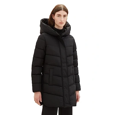 Abbildung von TOM Tailor Wintermantel, Damen, Größe: Large, Deep black