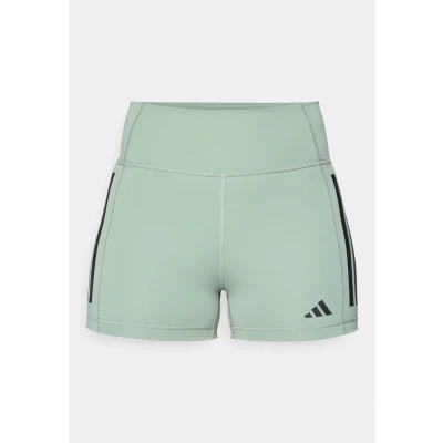 Abbildung von adidas Performance Optime 3 Stripes Tights, Damen, Größe: XLx5&quot;, Silver green