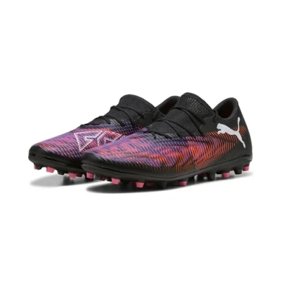 Abbildung von PUMA Unisex Future 8 Match Low MG Fussballschuh, Black White Glowing RED, 44 EU