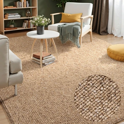 Abbildung von ELLE DECORATION Teppich »Rocco«, rechteckig, 10 mm Höhe, Nachhaltig, Läufer, waschbar, Wohnzimmer, Esszimmer, Flur, Boho