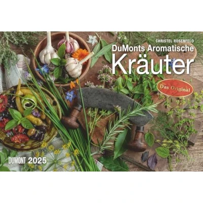 Abbildung von DUMONT DUMONTS Aromatische Kräuter 2025 Broschürenkalender, 42x29cm, Wandkalender mit Rezepten, Texten und Schulferien, Kalender einer Vielfalt an Kräutern