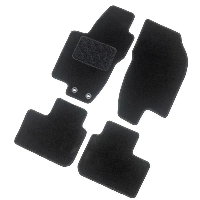 Abbildung von AutoStyle TM CI552 Fußmattensatz Textil vorne und hinten 4 schwarz PEUGEOT: 208 II Hatchback, OPEL: Corsa F Hatchback