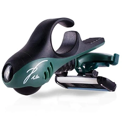 Abbildung von HeadBlade Moto LE Greene Rasierer für Herren, Kopf und Totenkopf, revolutionäre Dual Aktiv Federung