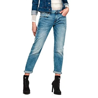 Abbildung von G STAR Skater HIGH RISE Loose Jeans Relaxed Fit, Damen, Größe: 24x30, Faded blue torrent