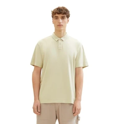 Abbildung von TOM TAILOR Denim Poloshirt, mit halber Knopfleiste