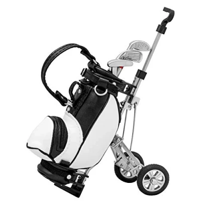 Abbildung von Longridge ongridge Desktop Golftasche und Stift Set, Weiß/Schwarz