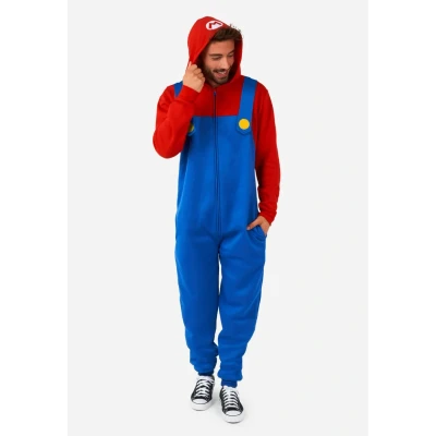 Abbildung von Opposuits Mario Jumpsuit, Herren, Größe: Small, Red