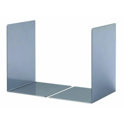 Abbildung von Durable Buchstütze Metall S, Set mit 2 Stück, silber, 324323