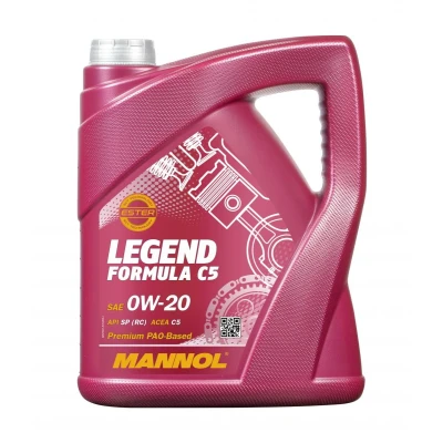Abbildung von Mannol Legend Formula C5 0W 20 5l Motoröl MN7921 5 BMW: 3 Saloon, Touring, 1 Hatchback, VOLVO: XC60 II, V40 I
