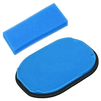 Abbildung von SPARES2GO Filter kompatibel mit Dyson DC16 Waschbaren Vormotor und Nachmotor Auspuffschwamm Pads, blau