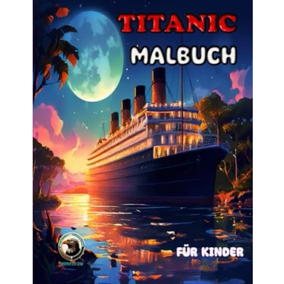 Abbildung von Titanic Malbuch Für Kinder: Kreative Designs, Atemberaubend Und Ruhig, Malvorlagen Kinder