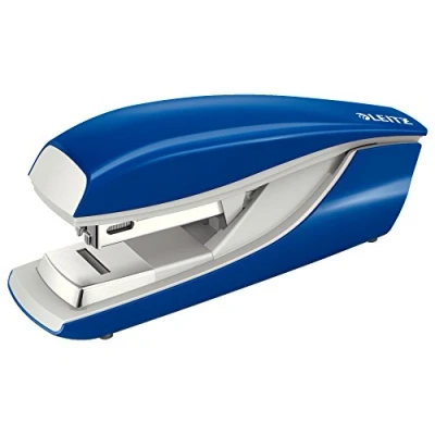 Abbildung von Leitz Flachheftgerät aus Metall, Für 30 Blatt, Inkl. Heftklammern, Ergonomisches Design, Blau, NeXXt Serie, 55050035