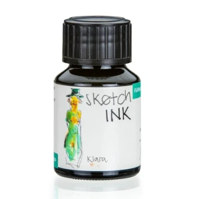 Abbildung von Rohrer &amp; Klingner sketchINK Schreib und Zeichentinte 50ml Flakon Türkis Klara
