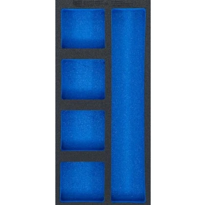 Abbildung von BGS 74362 Werkstattwageneinlage 1/3, leer: 5 Ablagefächer 408 x 189 32 mm