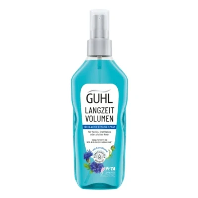 Abbildung von Guhl Föhn Aktiv Styling Spray Inhalt: 150 ml Aus der Langzeit Volumen Serie Haartyp: fein, kraftlos oder platt Dermatologisch bestätigt