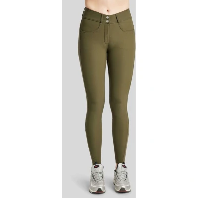 Abbildung von Montar Reithose Ess Megan Highwaist Full Grip Olive 40