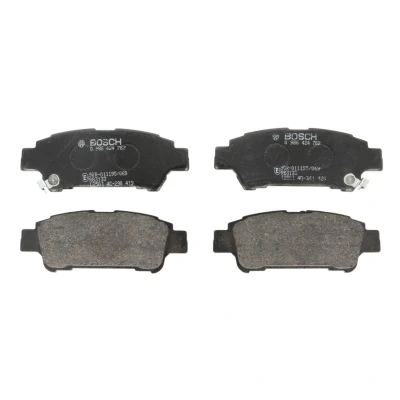 Abbildung von BOSCH 0 986 424 762 Bremsbelagsatz Low Metallic mit akustischer Verschleißwarnung TOYOTA: Avensis Verso, Previa / Estima II