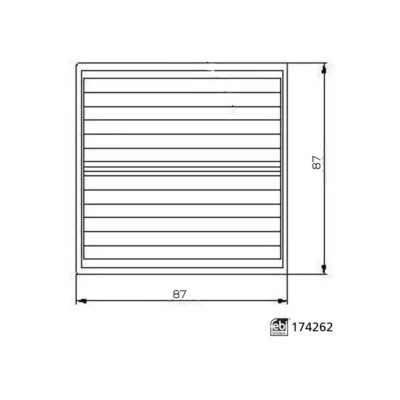 Abbildung von FEBI BILSTEIN 174262 Kraftstofffilter Filtereinsatz, Vorfilter, mit Wasserabscheider RENAULT TRUCKS: Midlum