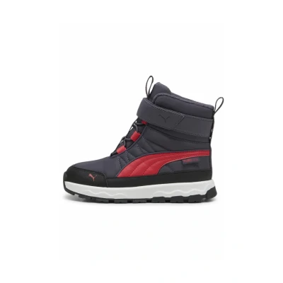 Abbildung von Puma Evolve Puretex Snowboot/Winterstiefel für Kinder, Größe: 31, Galactic gray tart cherry black Schuhe