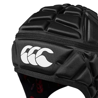 Abbildung von Canterbury Unisex Jugend Headguard Raze Kopfschutz JU, Black/True Red, XXS