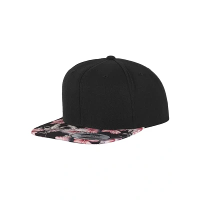 Abbildung von Flexfit Floral Snapback Cap, Größe: One Size, Black