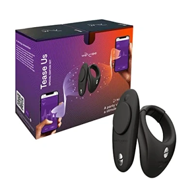 Abbildung von Toy Set „Tease Us“ mit Vibroring Bond und Slipvibrator Moxie+