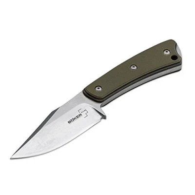 Abbildung von Böker 02BO005 Erwachsene Piranha Fahrtenmesser, Grün, One Size ,